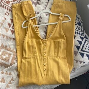 Urban Outfitters Mustard Jumpsuit